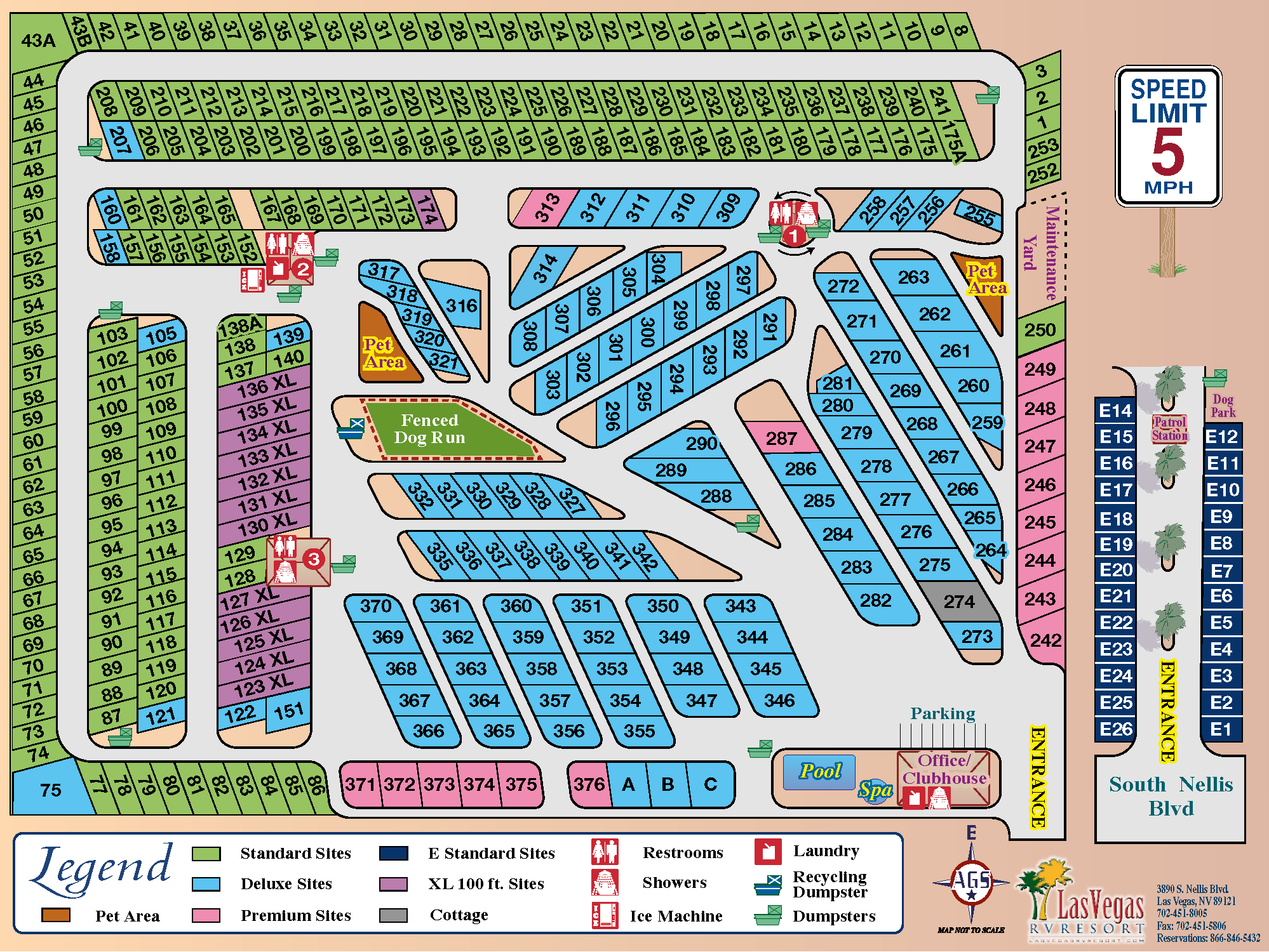 Resort site map